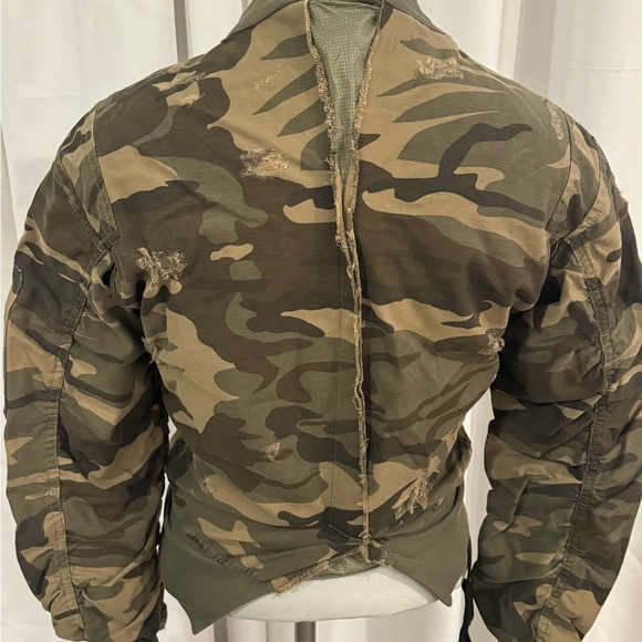Ben Taverniti Unravel Project - bomber camouflage jacket - Picture 6 of 9